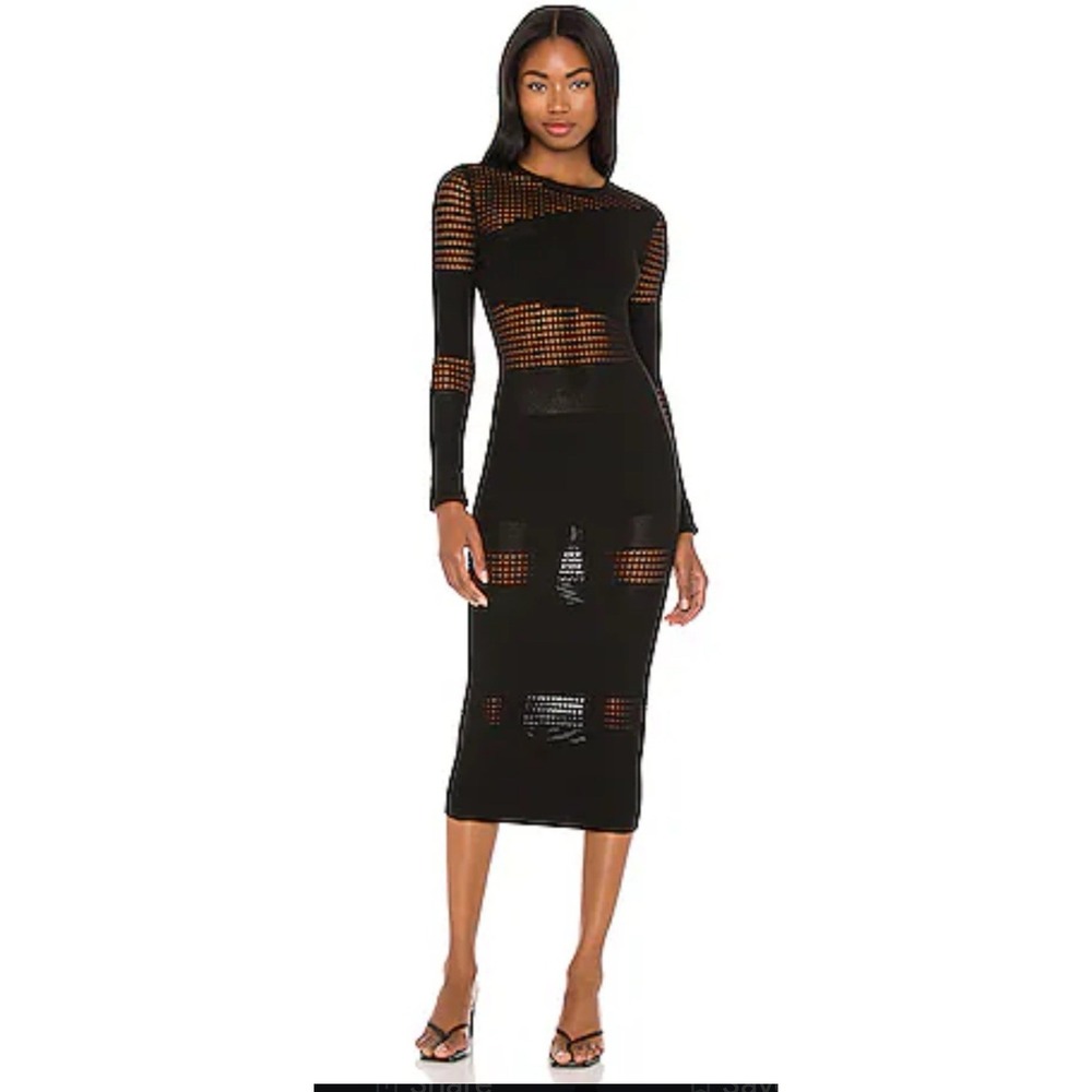 Valentina Shah Womens Back Zip Short Sleeve Lace Overlay Dress Black Size‎ 0